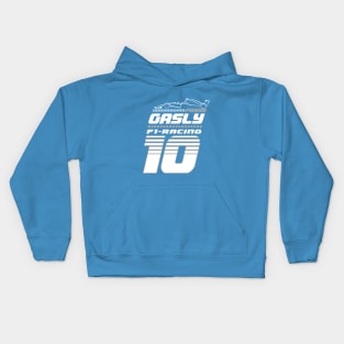 Piere Gasly 10 Formula One Racing F1 Driver Kids Hoodie